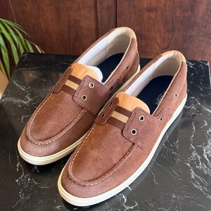 🤎Sperry Outer Banks Suede Brown-10 M NWT